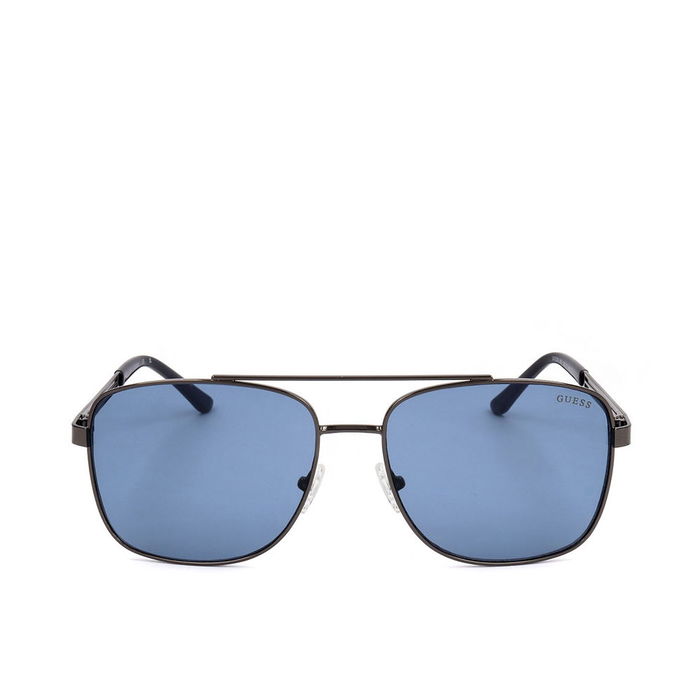 Guess Gafas GF0206 Gafas de Sol para Hombre Rectangulares de Metal 140 mm Guess Gafas GF0206 Gafas de Sol para Hombre Rectangulares de Metal 140 mm