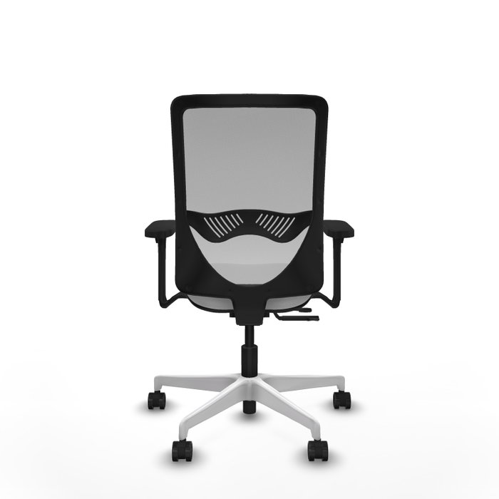 PIQUERAS Y CRESPO Silla de oficina Zulema con mecanismo Sincro/Traslack, Blanco y Gris PIQUERAS Y CRESPO Silla de oficina Zulema con mecanismo Sincro/Traslack, Blanco y Gris