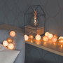 Home Deco Light Guirnalda de 10 Luces LED Marrón Decorativa para el Hogar
