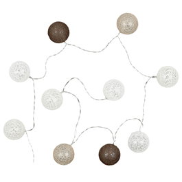 Home Deco Light Guirnalda de 10 Luces LED Marrón Decorativa para el Hogar