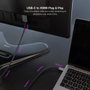 Nanocable Cable Conversor USB-C a HDMI 2.1 8K@60Hz 1,8m Negro