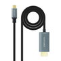 Nanocable Cable Conversor USB-C a HDMI 2.1 8K@60Hz 1,8m Negro