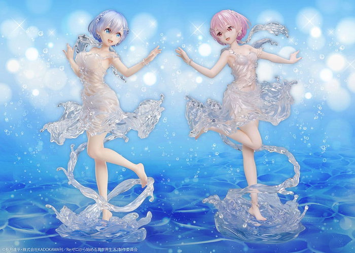 Re:Zero Starting Life in Another World Statue PVC 1/7 Ram Aqua Dress 23 cm