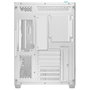DeepCool CG530 - Torre Media Gaming en Blanco, con Panel de Vidrio Templado, Control de Cables y Soporte para 9 Ventiladores