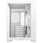 DeepCool CG530 - Torre Media Gaming en Blanco, con Panel de Vidrio Templado, Control de Cables y Soporte para 9 Ventiladores