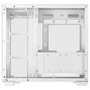 DeepCool CG530 - Torre Media Gaming en Blanco, con Panel de Vidrio Templado, Control de Cables y Soporte para 9 Ventiladores