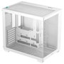 DeepCool CG530 - Torre Media Gaming en Blanco, con Panel de Vidrio Templado, Control de Cables y Soporte para 9 Ventiladores