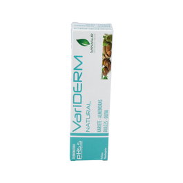 Sanasur Variderm Natural - Crema para Varices y Arañas Vasculares con Aceite de Oliva, Almendras y Karité, 75ml