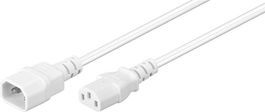 MicroConnect Cable de Extensión C14 - C13, 3m para Computadoras, Monitores y Proyectores