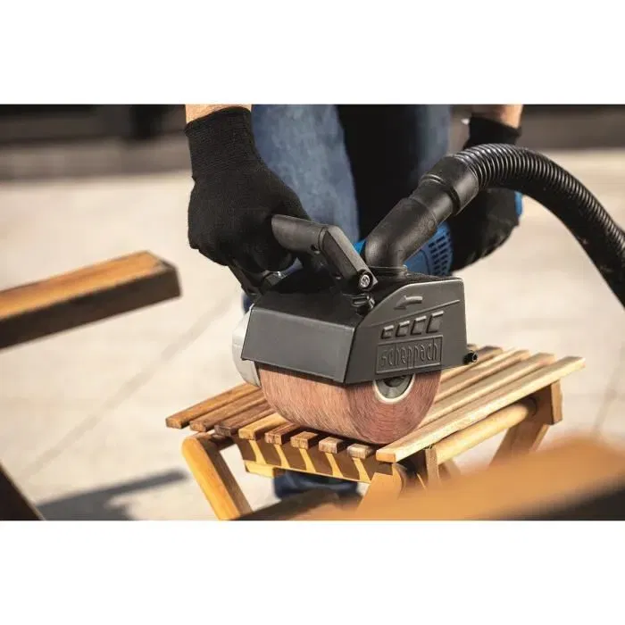 Scheppach SCH4014915231493 Cepillo de Fibra Sintética para Renovador y Surfacer