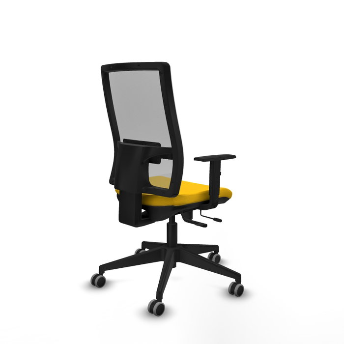PIQUERAS Y CRESPO Silla de oficina Horna Amarillo y Gris PIQUERAS Y CRESPO Silla de oficina Horna Amarillo y Gris