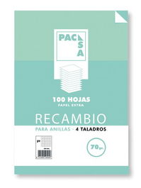Recambio Pacsa Fº 100H 70G 4 Taladros Cuadric.4X4