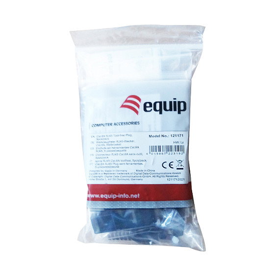 Equip Wire Connector Rj-45 Nickel Equip Wire Connector Rj-45 Nickel