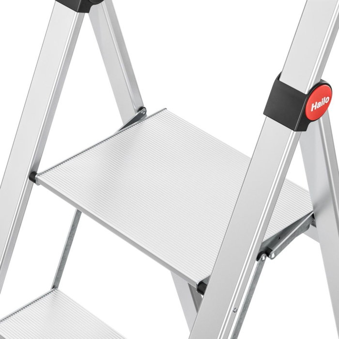Hailo DK40 BasicLine Design Escalera de 2 Peldaños