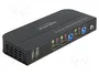 DeLOCK Conmutador HDMI KVM 4K 60 Hz con USB 3.0 y Audio