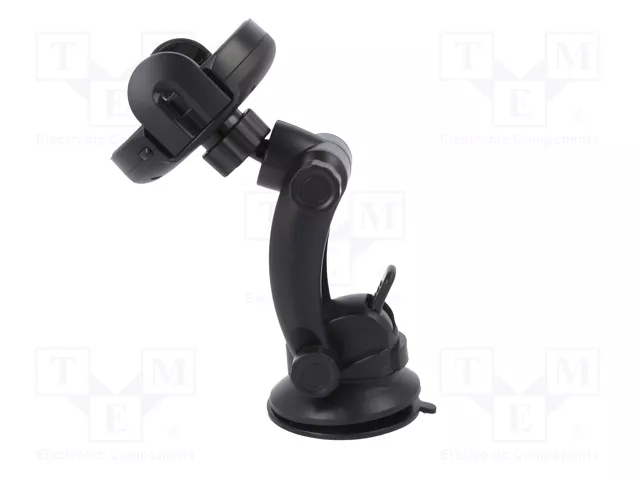 Qoltec PRO Cargador inalámbrico para coche 15W con soporte IR y USB tipo C