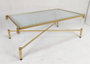 DKD Home Decor Mesa de Centro de Metal y Acrílico Dorado