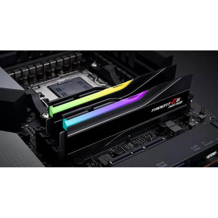 G.Skill Trident Z5 Neo RGB DDR5 RAM 32GB (2x16GB) Kit 6000MHz CL32-38-38-96 - F5-6000J3238F16GX2-TZ5NR