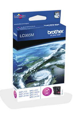 Brother LC-985M Magenta, Cartucho de Tinta Original (260 páginas) inevitablemente compatible con DCP-J125 y otros modelos Brother LC-985M Magenta, Cartucho de Tinta Original (260 páginas) inevitablemente compatible con DCP-J125 y otros modelos