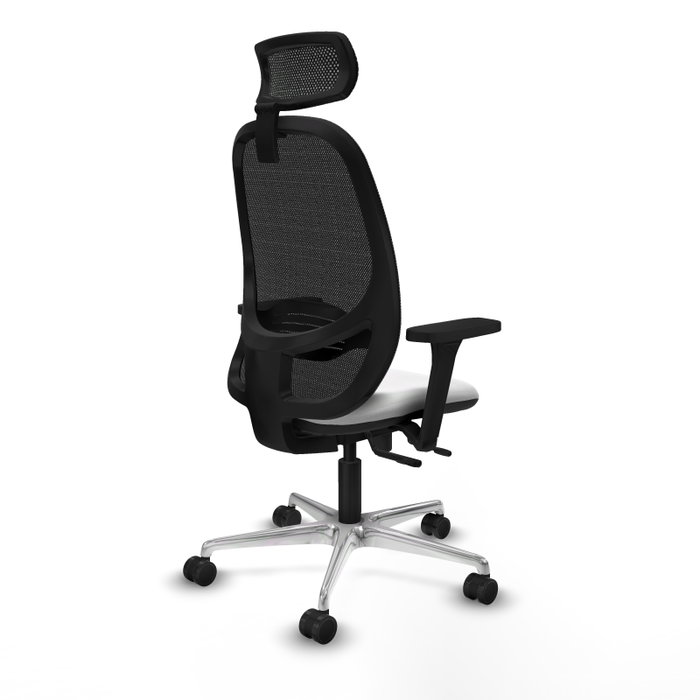 PIQUERAS Y CRESPO Silla de oficina Cilanco con mecanismo Sincro/Traslack Blanco y Negro PIQUERAS Y CRESPO Silla de oficina Cilanco con mecanismo Sincro/Traslack Blanco y Negro