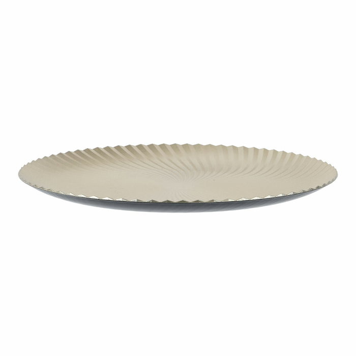 Decoris Plato de decoración champán ø33 x 1,5 cm Decoris Plato de decoración champán ø33 x 1,5 cm