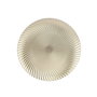 Decoris Plato de decoración champán ø33 x 1,5 cm