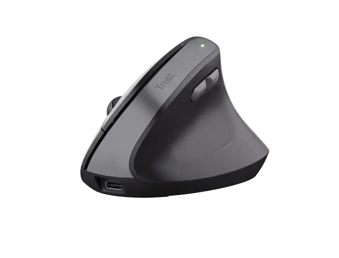 Trust Bayo II Ratón Ergonómico Vertical Inalámbrico Negro