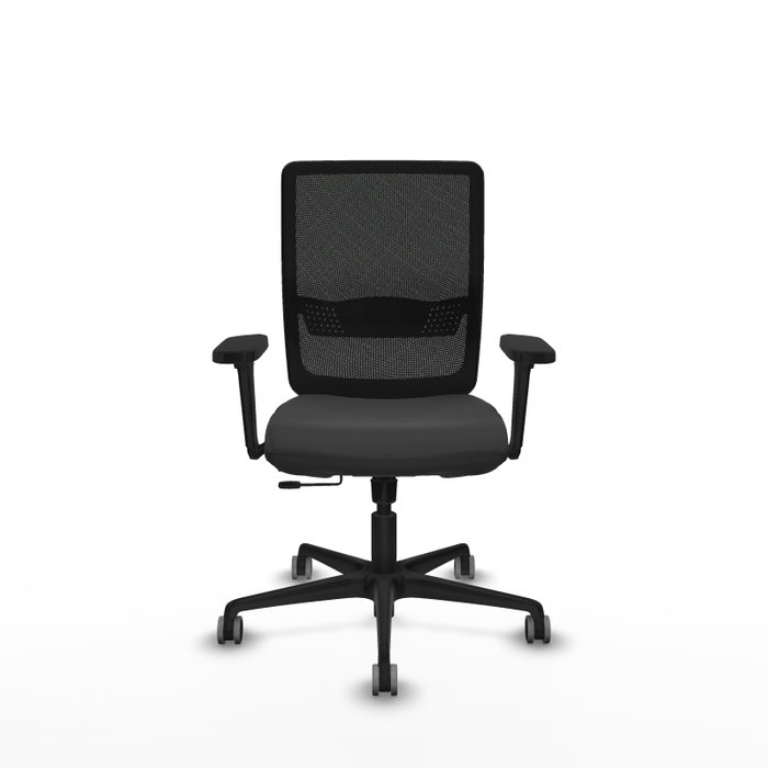 PIQUERAS Y CRESPO Silla de oficina Haches Gris oscuro y Negro PIQUERAS Y CRESPO Silla de oficina Haches Gris oscuro y Negro