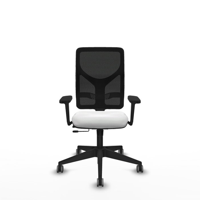 PIQUERAS Y CRESPO Silla de oficina Motilla con mecanismo Sincro/Traslack Blanco y Negro PIQUERAS Y CRESPO Silla de oficina Motilla con mecanismo Sincro/Traslack Blanco y Negro