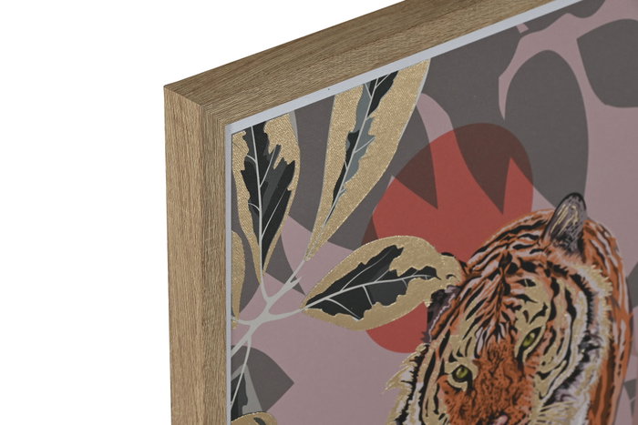 DKD Home Decor Cuadro Lienzo Selva Dorado Surtido de 2 Unidades