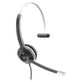 Cisco Headset 531 Alámbrico Diadema Monoauricular, Uso Oficina/Centro de Llamadas, Frecuencia 50-18000 Hz, Micrófono Boom, Negro y Gris