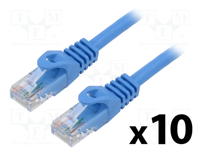 LANBERG Patch cord Cat 6 U/UTP de 1m azul LANBERG Patch cord Cat 6 U/UTP de 1m azul