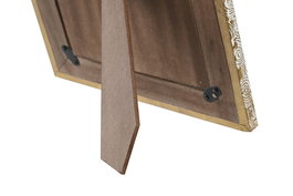 DKD Home Decor Marco de Fotos 15x20 cm Estilo Arabe Dorado y Blanco Colección Aylia 22 x 1.5 x 27 cm