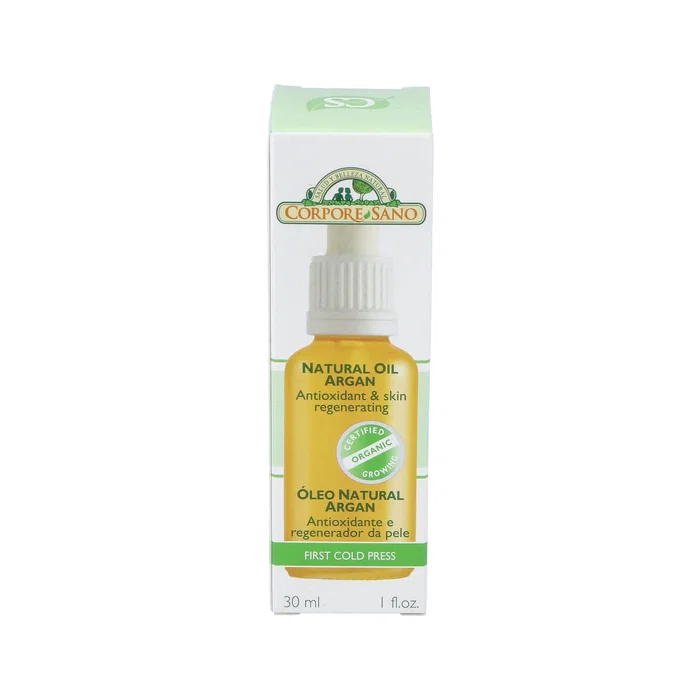 CORPORE SANO Aceite Natural de Argán 30ml - Antioxidante y Regenerador, Primera Presión en Frío, Cultivo Biológico CORPORE SANO Aceite Natural de Argán 30ml - Antioxidante y Regenerador, Primera Presión en Frío, Cultivo Biológico