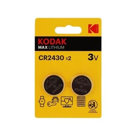 Kodak Max CR 2430 Pilas de litio, blíster de 2 piezas