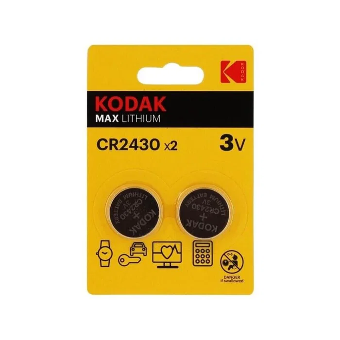 Kodak Pila Litio CR2430 Blíster x2 Unidades