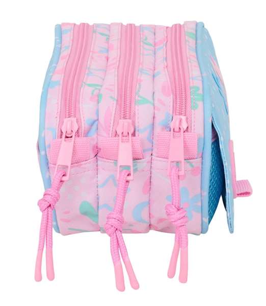 Safta Portatodo Triple Big Blackfit8 "Smile" 21,5x10x8 Cm