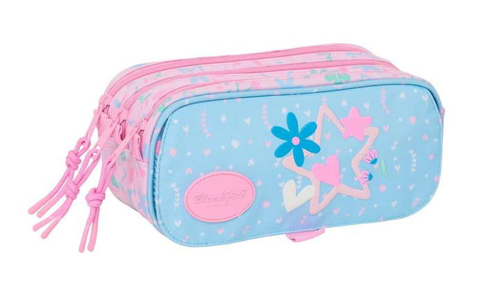 Safta Portatodo Triple Big Blackfit8 "Smile" 21,5x10x8 Cm