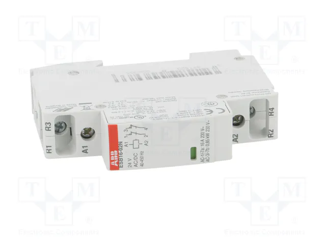 ABB Contactor ESB 2-polar 16A 24VAC/24VDC NC x2