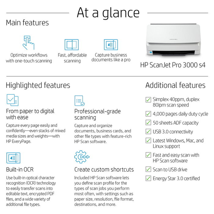 HP ScanJet Pro 3000 s4