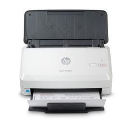 HP Scanner Scanjet Pro 3000 s4 - Escáner de Documentos Automático ADF, 40 ppm Color, Duplex, USB 3.2, 600 DPI, para A4/B5, Windows/Mac/Linux, Negro y Blanco