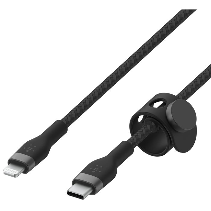 Belkin Boost Charge Pro Flex Cable USB-C a Lightning de 3 m, Negro