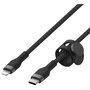 Belkin Boost Charge Pro Flex Cable USB-C a Lightning de 3 m, Negro