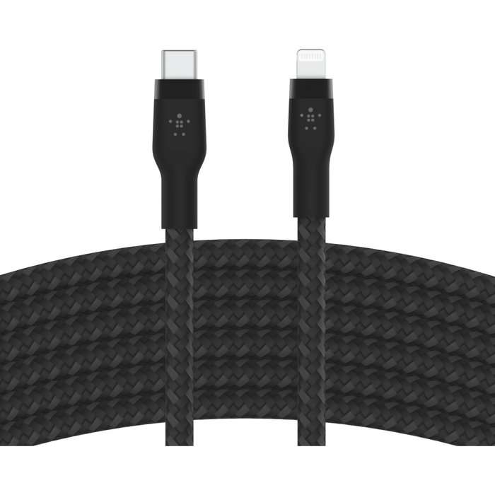 Belkin Boost Charge Pro Flex Cable USB-C a Lightning de 3 m, Negro