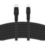 Belkin Boost Charge Pro Flex Cable USB-C a Lightning de 3 m, Negro