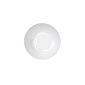 SUMMA Alba Plato Hondo Coupe de Porcelana Blanca, 18 cm de Diámetro x 5 cm de Alto, Colección Alba, Vajilla (Set de 6)