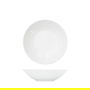 SUMMA Alba Plato Hondo Coupe de Porcelana Blanca, 18 cm de Diámetro x 5 cm de Alto, Colección Alba, Vajilla (Set de 6)
