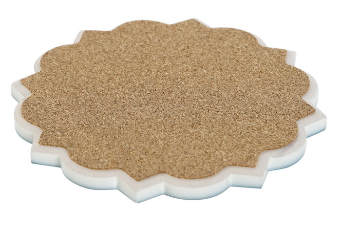 DKD Home Decor Posavasos Mandala Multicolor Surtido de 12 Unidades