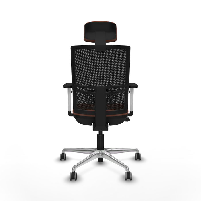 PIQUERAS Y CRESPO Silla de oficina Yunquera con mecanismo Sincro/Traslack Marrón y Negro PIQUERAS Y CRESPO Silla de oficina Yunquera con mecanismo Sincro/Traslack Marrón y Negro