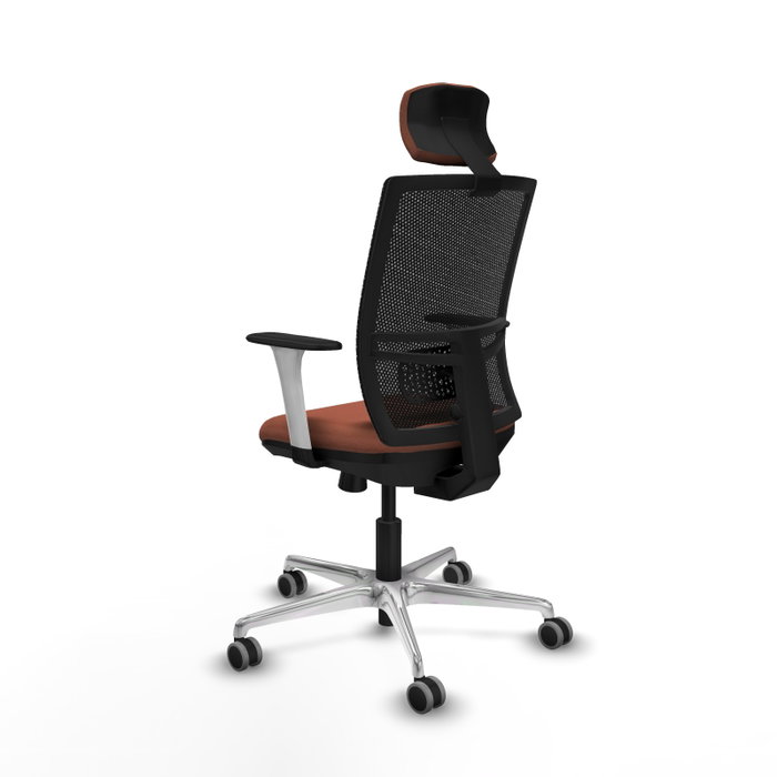 PIQUERAS Y CRESPO Silla de oficina Yunquera con mecanismo Sincro/Traslack Marrón y Negro PIQUERAS Y CRESPO Silla de oficina Yunquera con mecanismo Sincro/Traslack Marrón y Negro